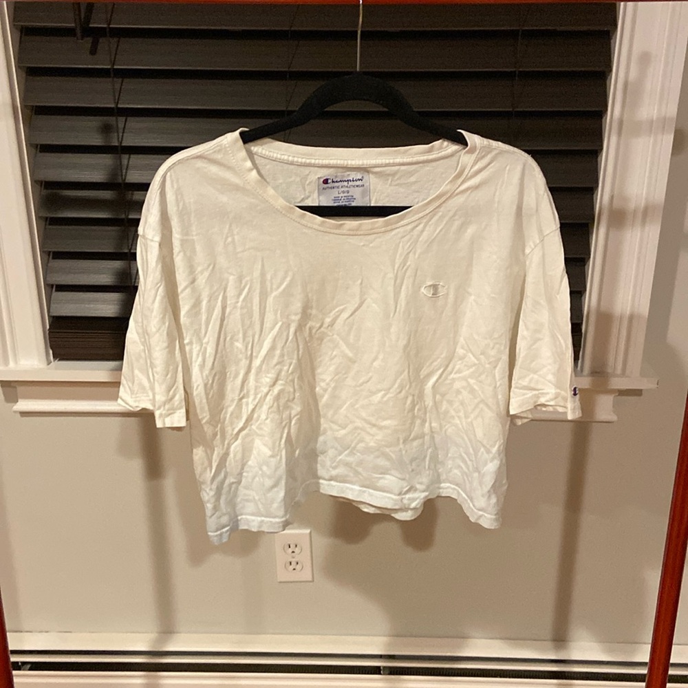 Champion, large, white to light blue gradient